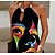 cheap Casual Dresses-Abstract Mini Shift Sundress for Women