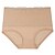 cheap Super Sale-Women's High-Waisted Lace Flower Brief Underwear
