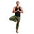 abordables Ropa de ejercicio, fitness y yoga-Hombre Mujer Pantalones de yoga Transpirable Secado rápido Dispersor de humedad Perneras anchas Bolsillo trasero Cintura elástica Zumba Yoga Aptitud física Tiro Medio Pantalones Prendas de abajo