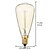 billige Glødelampe-6stk 40W E14 ST48 Glødelampe Vintage Edison lyspære varm hvit 2200-2700K Retro dimbar reproduksjon for stearinlys anheng lysekrone 220-240V