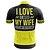 cheap Cycling Clothing-21Grams Men&#039;s Short Sleeve Cycling Jersey Bike Jersey Top with 3 Rear Pockets Breathable Quick Dry Moisture Wicking Mountain Bike MTB Road Bike Cycling White Green Yellow Spandex Polyester Sports