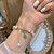 abordables Bracelets-Bracelet de perles Rétro Femme Blanc Perle Chanceux Plaqué Or 18 Carats à la mode Baroque Bracelet Bijoux Blanche pour Mariage Soirée Cadeau du quotidien Festival