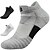 economico Socks &amp; Tights-3 coppie Per uomo Per donna Calzini alla caviglia Per sport Informale Esterno Giornaliero Tinta unita / tinta unita
