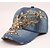 billige Sale-Dame Hat Baseball kasket Gul Navyblå Blå udendørs Gade Hverdag Blomster Broderi Solbeskyttelse Vindtæt Åndbart Blomst