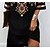 abordables Robes Décontracté-Femme Mini robe Robe casual Noir Imprime Manches 3/4 Eté Printemps Maille mode Col V 2023 S M L XL 2XL 3XL 4XL