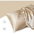 baratos Bottoms-conjunto de fronhas de cetim com 2 tamanhos e cores diferentes, super macio e aconchegante, resistente a rugas, desbotamento e manchas com fechamento em envelope