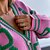 baratos Cardigãs-Mulheres Sueter Cardigan Saltador Cabo Tricotar Tricotado Decote V Geométrica Diário Para Noite à moda Casual Inverno Outono Rosa Bege S M L
