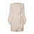 abordables Robes Soirée-une pièce de la mode européenne et américaine automne à manches longues en mousseline de soie boule de laine kink robe tempérament jupe élégante et haut de gamme