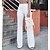 abordables Pantalones Mujer-Mujer Pantalones Chinos Negro Blanco Rosa Moda Media cintura Bolsillos laterales Formal Fiesta Oficina Longitud total Microelástico Plano Comodidad S M L XL XXL