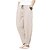 cheap Pants-Men&#039;s Harlem Pants Pocket Elastic Waist Harem Pants Trousers Ankle-Length Pants Causal Daily Cotton Solid Color Mid Waist Blue White Black Gray Khaki M L XL XXL XXXL