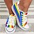 abordables Women&#039;s Sneakers-Zapatillas Minimalistas de Lona Floral y Leopardo para Mujer