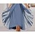 abordables Vestidos de Nochevieja-Mujer Vestido de Fiesta Vestido de encaje Vestido de Columpio vestido largo vestido largo Azul Piscina Color puro Media Manga Verano Primavera Otoño Retazos Romántico Escote en Pico Vestido de