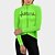 preiswerte Fahrradbekleidung-21Grams Damen Langarm Radtrikot fahrradbekleidung Fahrradtrikot Fahhrad Shirt mit 3 Gesäßtaschen Atmungsaktiv Rasche Trocknung Feuchtigkeitsabsorbierend MTB Mountain Rennrad Weiß Grün Gelb Elasthan