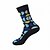 economico Socks &amp; Tights-Per uomo 1 paio 2 5 Colore A quadri Ufficio Giornaliero Righe Autunno Inverno Per sport Classico