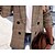 abordables Americanas para Mujer-Mujer chaqueta Trabajo Casual Ropa Cotidiana Fin de semana Cómodo Botonadura Doble Botón Bolsillo Moderno Cómodo Cuello Vuelto Ajuste regular Color sólido Ropa de calle Invierno Otoño Manga Larga