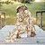 preiswerte Familien-Look-Sets-Mama und ich Kleider Blumen Rüschen Gelb Midi Langarm Täglich Passende Outfits / Patchwork / Frühling / Herbst / Elegant / Bedruckt