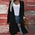 cheap Cardigans-Women&#039;s Cardigan Sweater Jumper Crochet Knit Long Knitted Pure Color V Neck Stylish Casual Outdoor Daily Fall Winter Black Yellow S M L