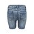 baratos Shorts-Mulheres Calção Jeans Denim Azul Moda Cintura Média Bolsos laterais Casual Final de semana Curto Micro-Elástica Côr Sólida Conforto S M L XL 2XL