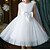 cheap Girls&#039; Dresses-Kids Little Girls&#039; Dress Solid Colored Party Performance A Line Dress White Pink Champagne Asymmetrical Cotton Sleeveless Princess Sweet Dresses Fall Winter Regular Fit 4-13 Years