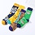 baratos Socks &amp; Tights-1 par Homens Meias Equipe Esportivo Casual Clássico Casa Escritório Animal Manter Quente