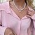 cheap Sleep &amp; Lounge-Women&#039;s Loungewear Sets Comfort Pure Color Polyester Home Daily Vacation Lapel Breathable Gift Shirt Long Sleeve Elastic Waist Pant Fall Winter Light Pink White