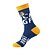 baratos Socks &amp; Tights-1 par Homens Meias Equipe Esportivo Casual Clássico Casa Escritório Animal Manter Quente