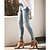 cheap Cotton &amp; Linen-Slim Distressed Mid Waist Women&#039;s Skinny Jeans