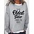 cheap Hoodies &amp; Sweatshirts-Women&#039;s Casual Loose Fit Pullover with Print
