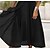 cheap Casual Dresses-Black Midi Summer Party Dress with 3 4 Sleeves