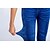 baratos Graphic Chic-Mulheres calças justas Calças Comprimento total Faux Denim Elasticidade Alta Cintura Alta Moda Casual Final de semana Preto Azul S M