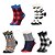 preiswerte Socken &amp; Strumpfhosen-1 Paar Herren Crew Socken Einfach Klassisch Streife B¨¹ro Täglich Plaid warm halten