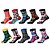 baratos Socks &amp; Tights-Homens 1 par 2 5 Cor Xadrez Escritório Trabalho Diário Listas Outono Inverno Esportivo Clássico