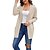 cheap Cardigans-Women&#039;s Cardigan Sweater Jumper Ribbed Knit Pocket Knitted Open Front Pure Color Outdoor Daily Stylish Casual Winter Fall Light Green Beige S M L / Long Sleeve / Holiday / Regular Fit / Going out