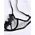 cheap Super Sale-Women&#039;s 2 Pieces Sexy Bodies Lingerie Set Ultra Slim Hot See Through Patchwork Pure Color Polyester Bed Date Valentine&#039;s Day Straps Transparent Hole Spring Summer Black