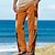 cheap Men&#039;s Bottoms-Men&#039;s Trousers Beach Pants Graphic Prints Flower / Floral Pocket Drawstring Elastic Waist Comfort Breathable Casual Daily Holiday Streetwear Classic Style Orange / Elasticity