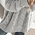 billige Sweaters &amp; Cardigans-damegenser genser genser cowneck kabel tykk strikk høst vinter tunika daglig ferie uformelt langermet ensfarget grå s m l