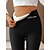 cheap Graphic Chic-Women&#039;s Fleece Pants Tights Leggings Plain Ankle-Length Stretchy High Waist Casual / Sporty Athleisure Yoga Weekend Dark Grey Black S M