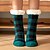 abordables Super Sale-Homme Femme Mi-chaussettes Intérieur Fibres acryliques Chaud Anti-dérapant Casual 1 paire