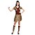 cheap Anime Cosplay-Cosplay Indians Unisex Couples&#039; Costumes Movie Cosplay Cosplay Costume Party Brown Halloween Carnival Masquerade Costume Polyester