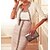 cheap Midi Dresses-Women&#039;s Dress Set Two Piece Dress Sheath Dress Midi Dress Beige Color Block Half Sleeve Winter Fall Autumn Patchwork Stylish Crew Neck 2023 S M L XL 2XL 3XL
