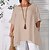 cheap Plus Size Tops-Women&#039;s Plus Size Tops Blouse Shirt Long Sleeve Patchwork Basic Round Neck Cotton Blend Daily Going out Fall Spring