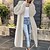 cheap Cardigans-Women&#039;s Cardigan Sweater Jumper Ribbed Knit Long Pocket Knitted Pure Color Open Front Stylish Casual Outdoor Daily Fall Winter White Fuchsia S M L