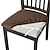 billige Bottoms-Køkken stol betræk Ensfarvet / almindelig farve Fløjl Reaktiv udskrivning Møbelovertræk