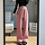 cheap Pants-Women&#039;s Culottes Wide Leg Sweatpants Wide Leg Chinos Black Pink Grey Casual / Sporty High Waist High Cut Casual Daily Beach Full Length Stretchy Solid Color Comfort S M L XL