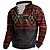 cheap Hoodies-Men&#039;s Unisex Sweatshirt Pullover Button Up Hoodie Color Block Stripes Graphic Prints Casual Daily Sports Print 3D Print Streetwear Designer Casual Clothing Apparel Hoodies Sweatshirts  Long Sleeve Red