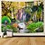 cheap Wall Tapestries-Beautiful wooden ladder waterfall scenery tapestry hanging cloth background cloth decorative cloth hanging cloth