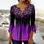 cheap Tops &amp; Blouses-Women&#039;s Casual Plus Size Graphic Tee with 3/4 Sleeves