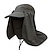 cheap Hiking Clothing Accessories-UPF50+ Fishing Cap with Removable Neck Flap