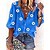 cheap Tops &amp; Blouses-Floral Print Long Sleeve Women&#039;s Casual Streetwear Shirt