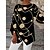 abordables Blusa-Mujer Camisa Blusa Negro Rosa Asimétrico Estampado Brillante Diario Fin de semana Manga Larga Escote Redondo Ropa de calle Casual Largo S